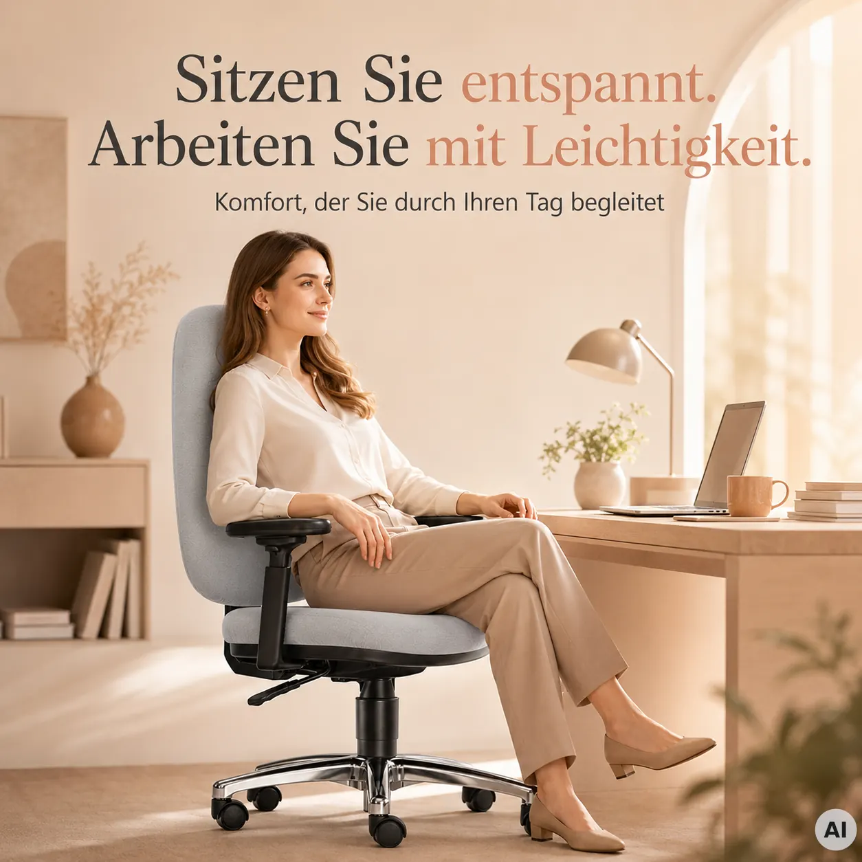 3D-DORSO FLEX - Bürostuhl mit dorsokinetischer Lehne