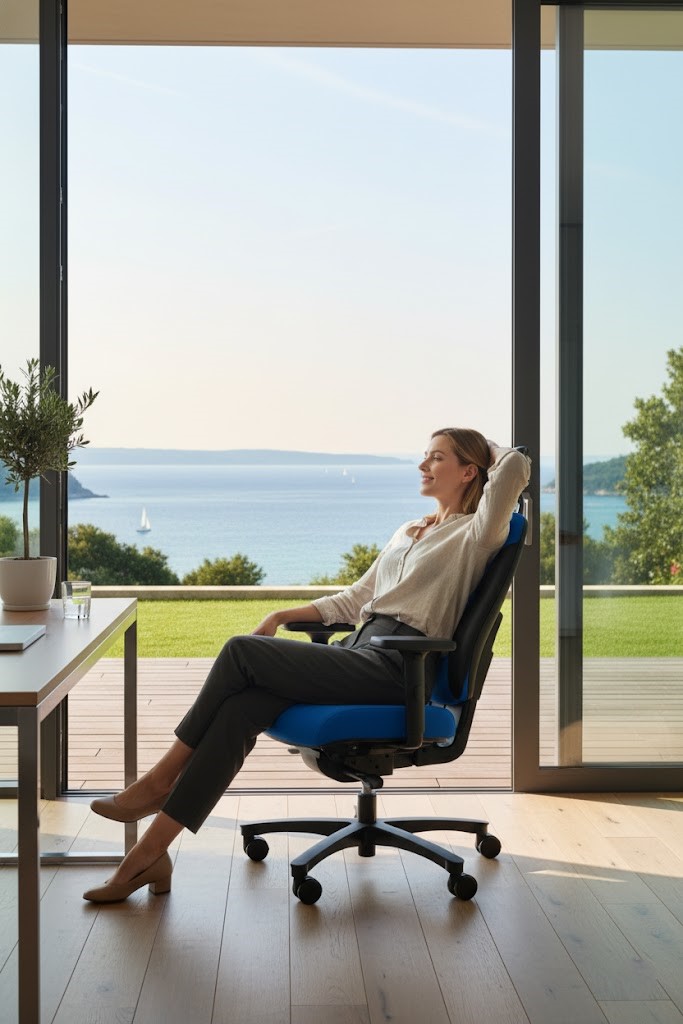 Evo Sport L mit Kopfstütze - Luxus Bürostuhl