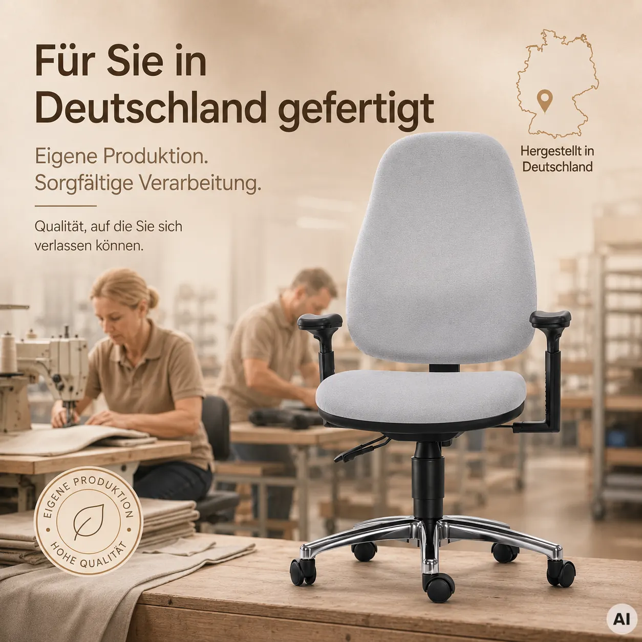 3D-DORSO FLEX - Bürostuhl mit dorsokinetischer Lehne