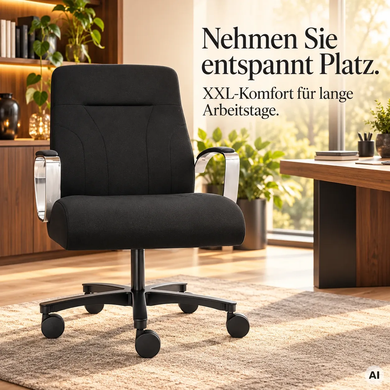 PETA Niederlehner - Komfortabler XXL-Bürostuhl
