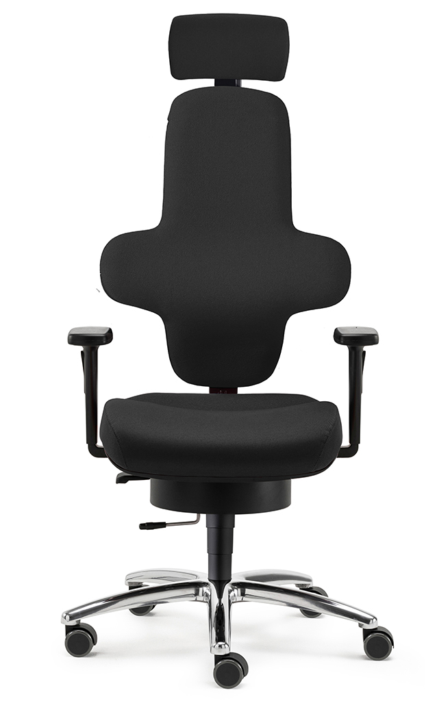 Bürostuhl zur Rückenunterstützung 